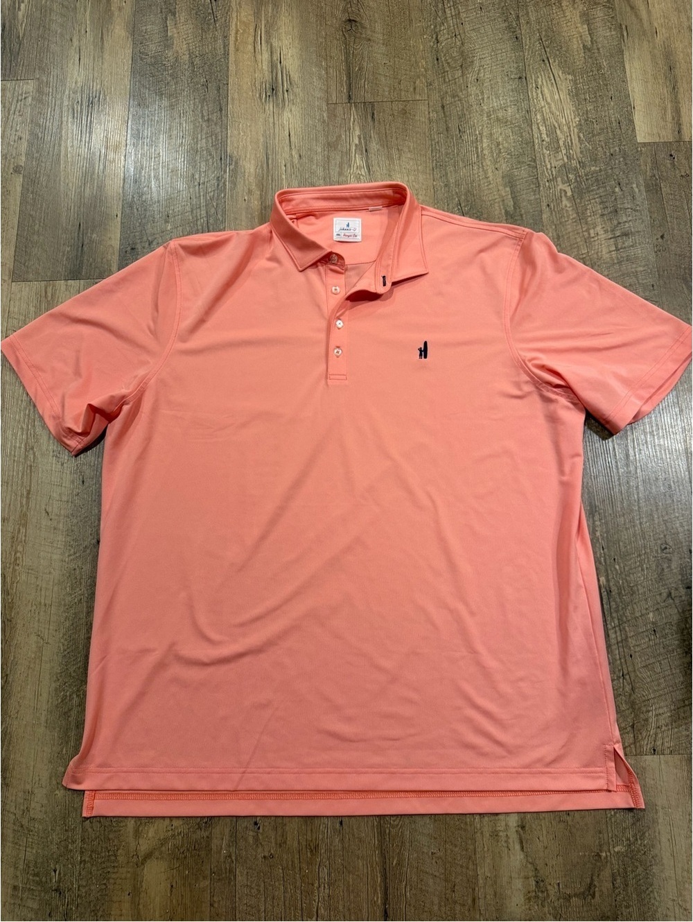 johnnie-O Men's Orange Performance Golf Polo xl